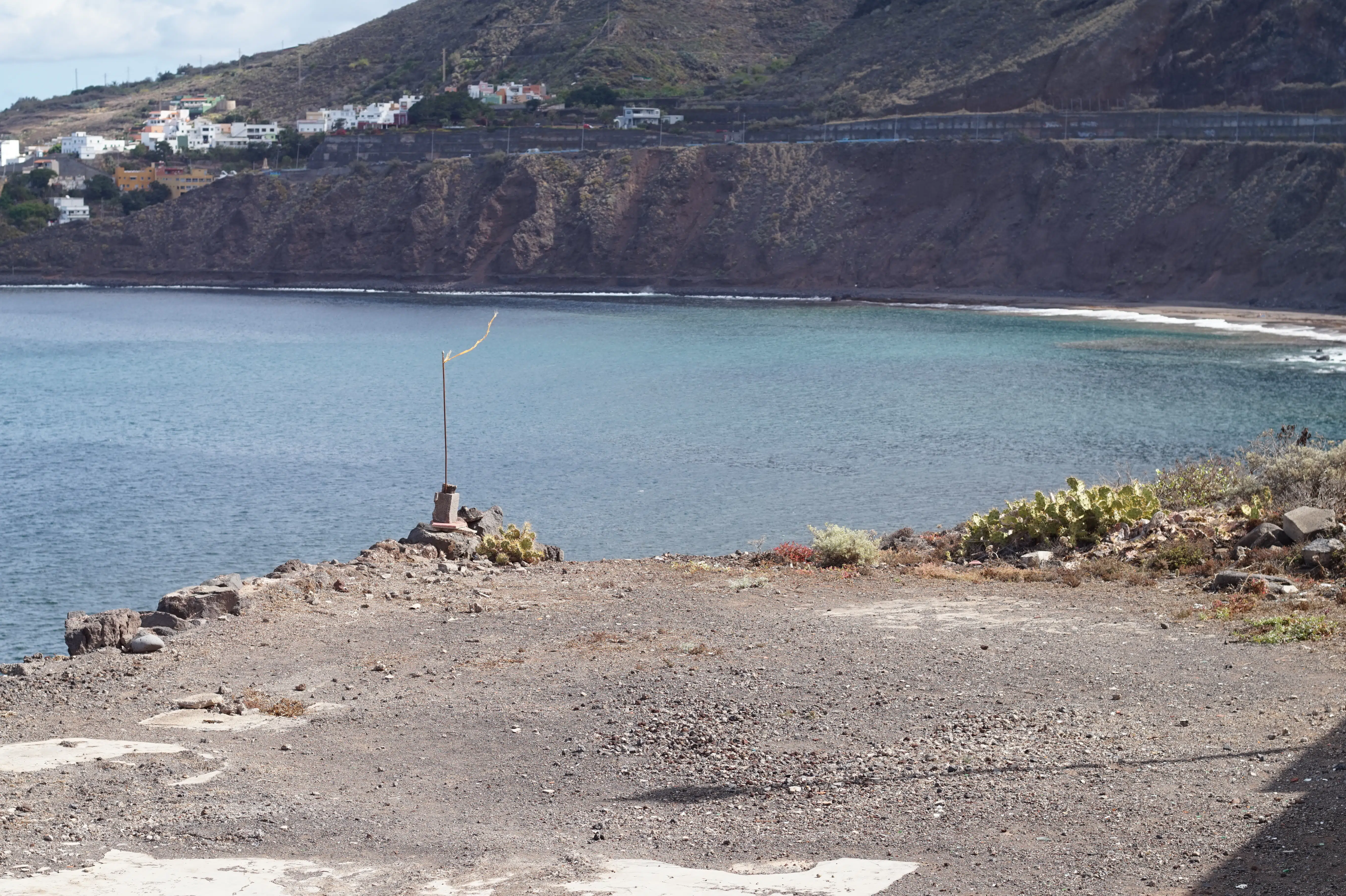hauptstart des gleitschirms in bajamar